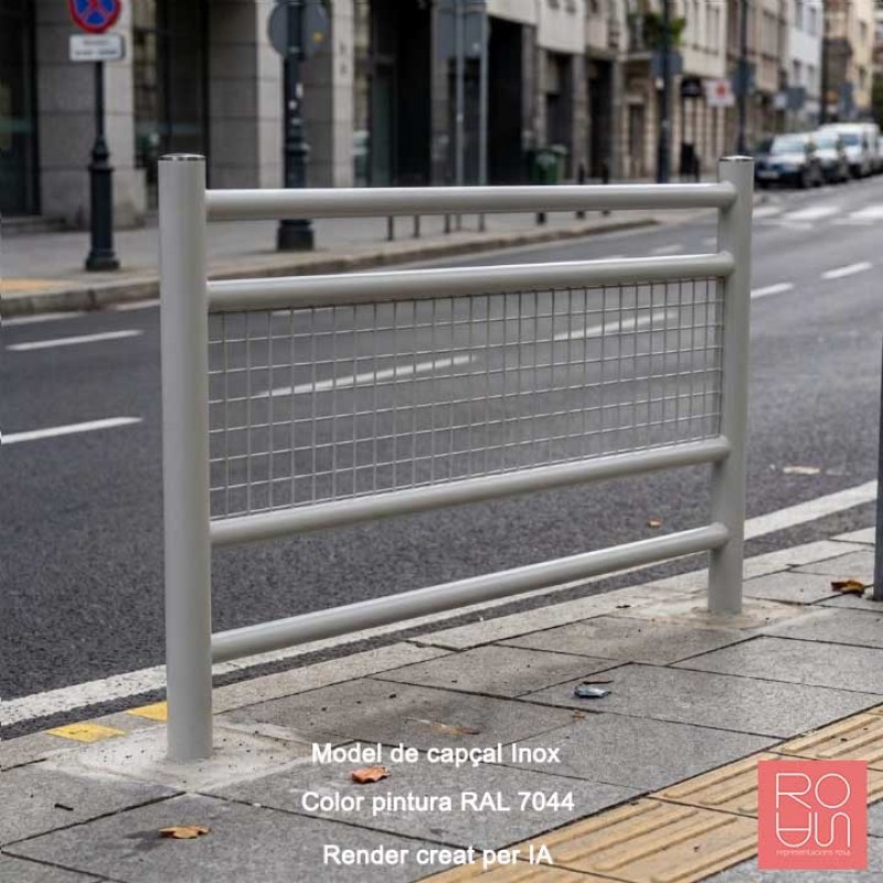 Barana urbana model Línea enreixada | Seguretat de vianants